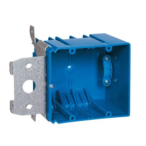 2 gang electrical box at home depot|2 gang outlet box extender.